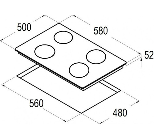 Варочная панель Schtoff H6002C16IS Black