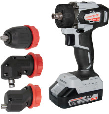 Дрель-шуруповерт Интерскол ДА-13/18ВК 45 Комби с 2-мя АКБ, насадки, кейс