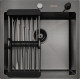 Кухонная мойка ARFEKA ECO AR мойка 500*500, коландер, дозатор BLACK