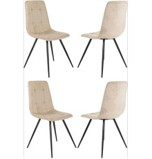 Стул Бюрократ CH-K1 4 шт бежевый Holland 06/черный