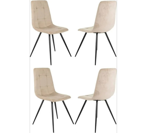 Стул Бюрократ CH-K1 4 шт бежевый Holland 06/черный