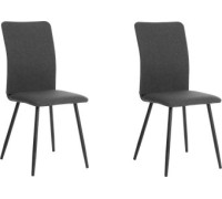 Стул TetChair La Rousse рогожка, темно-серый, 2 шт