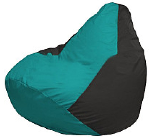 Кресло-мешок Flagman Груша Супер Мега 4XL Г5.1-283 бирюзовый/черный