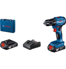 Дрель-шуруповерт Bosch GSR 185-LI Professional 06019K3000 с 2-мя АКБ, кейс