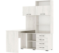 Стол Памир ПКС-11 левый крафт белый