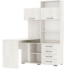 Стол Памир ПКС-11 левый крафт белый