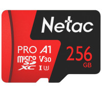 Карта памяти Netac 256GB 500 Extreme Pro NT02P500PRO-256G-R с адаптером