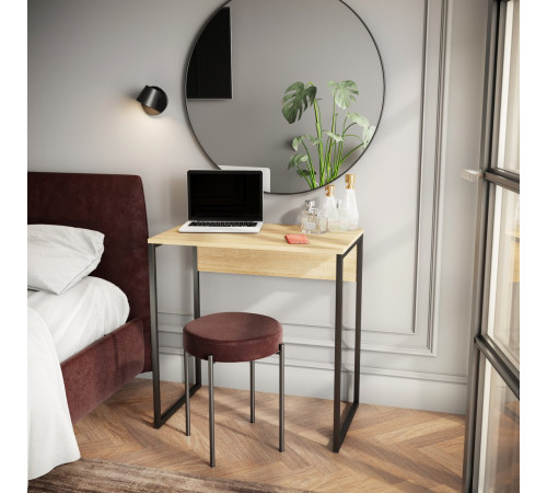 Стол Soma СПМ-5 Metal дуб сонома/черный