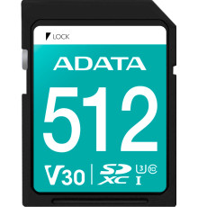 Карта памяти ADATA Premier Pro SDXC 512GB ASDX512GUI3V30S-R