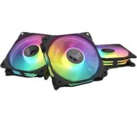 Комплект вентиляторов для корпуса ASUS TUF Gaming TR120 ARGB Triple Pack черный