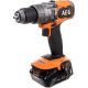 Ударная дрель-шуруповерт AEG Powertools BSB 18C3BL-502C 4935478939 с 2-мя АКБ 5 Ач, кейс