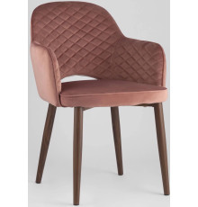 Стул Stool Group Венера диамант MC16-2YS KD HLR-44 велюр пыльно-розовый