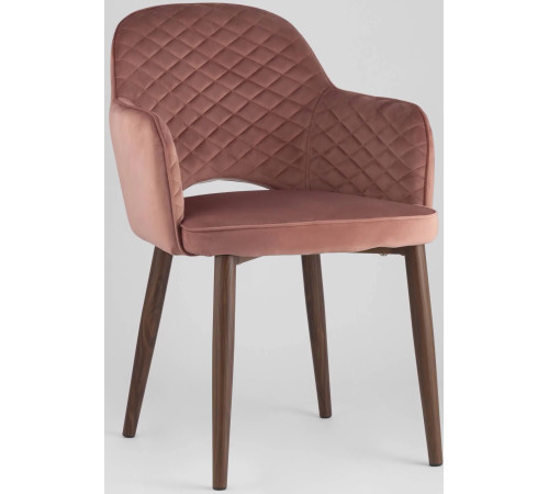 Стул Stool Group Венера диамант MC16-2YS KD HLR-44 велюр пыльно-розовый