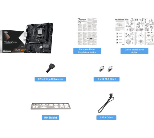 Материнская плата MSI Pro B840M-B