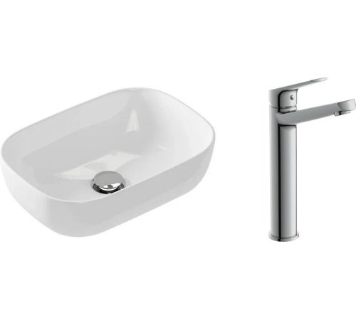 Умывальник Cersanit Moduo 50 Square 63570 + 63038