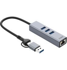 USB-хаб Digma DLA-GEUCH3
