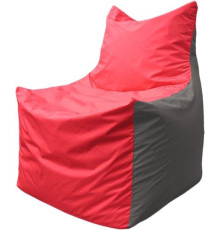 Кресло-мешок Flagman Фокс Ф2.1-170 красный/темно-серый
