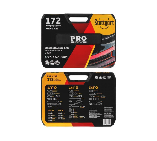 Универсальный набор инструментов PRO Startul Stuttgart PRO-172S 172 предмета