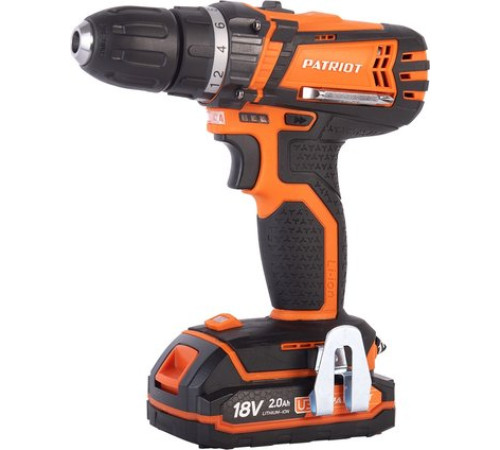 Дрель-шуруповерт Patriot BR 181UES 180201481 с 2-мя АКБ, кейс
