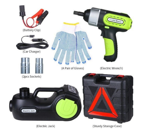 Автомобильный компрессор AutoHelp Набор 4в1 в чемодане