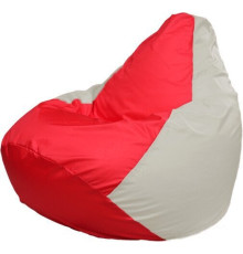 Кресло-мешок Flagman Груша Макси Г2.1-181 белый/красный