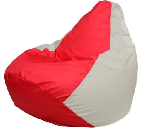 Кресло-мешок Flagman Груша Макси Г2.1-181 белый/красный