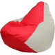 Кресло-мешок Flagman Груша Макси Г2.1-181 белый/красный