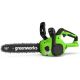 Аккумуляторная пила Greenworks GD24CS30K2 2007007UA с 1-м АКБ 2 Ач