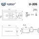 Кухонная мойка Ulgran U-205 ультра-белый