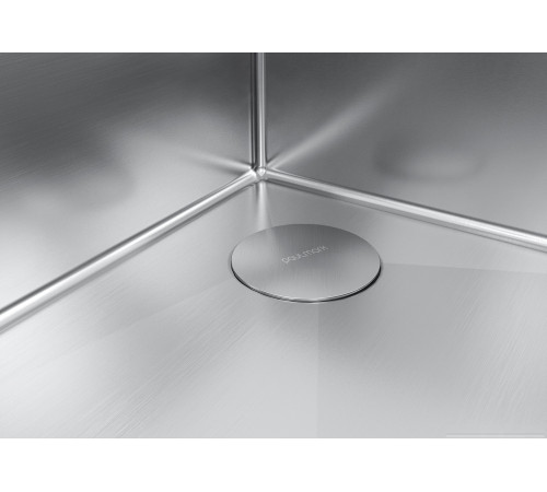 Кухонная мойка Paulmark NEXT-SKEW 74 Uni PM887444-BS стальной/брашированная сталь