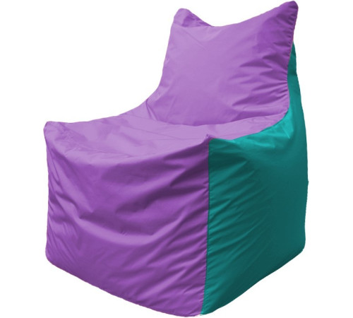 Кресло-мешок Flagman Фокс Ф2.1-112 сиреневый/бирюзовый
