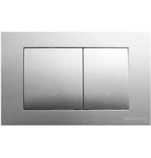 Панель смыва Керамин ИнВолл Kей Комфорт K5236-К-EEA4 серебристо-серая