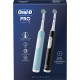 Комплект зубных щеток Oral-B Pro Series 1 D305.523.3H 2 шт, черный/бирюзовый