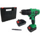 Дрель-шуруповерт Zitrek Greenpower 12-Li 063-4074 с 2-мя АКБ, кейс