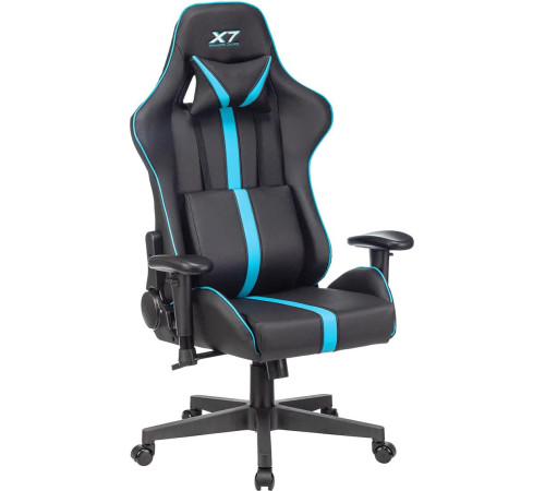 Кресло A4Tech X7 GG-1200 черный/бирюзовый