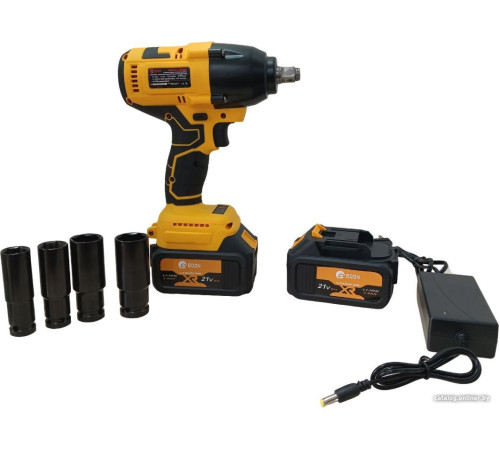 Гайковерт Edon AAW-21/600BL с 2-мя АКБ, кейс, набор оснастки