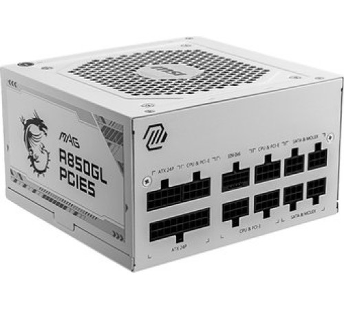 Блок питания MSI MAG A850GL PCIE5 WHITE
