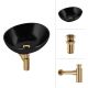 Умывальник Lauter 21652-A + клапан 21190G + сифон 21635G золото