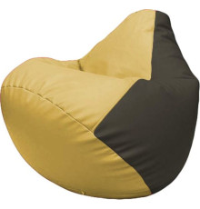 Кресло-мешок Flagman Груша Макси Г2.3-0816 охра/черный