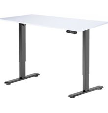 Стол с регулировкой высоты ErgoSmart Electric Desk Prime 1380х800х18 мм альпийский белый/черный