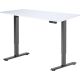 Стол с регулировкой высоты ErgoSmart Electric Desk Prime 1380х800х18 мм альпийский белый/черный