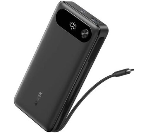 Внешний аккумулятор Anker Power Bank Built-in USB-C A1383 87W 20000mAh черный