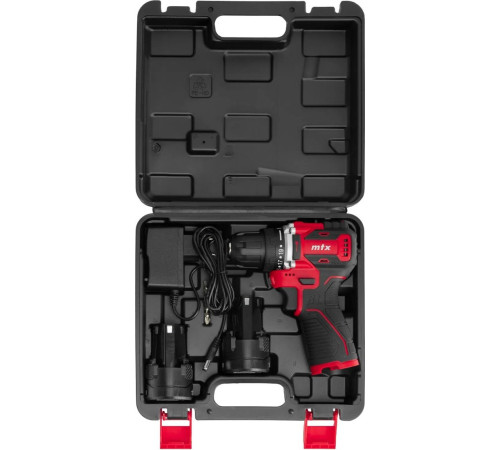 Дрель-шуруповерт MTX CDB-BL-12 с 2-мя АКБ, кейс