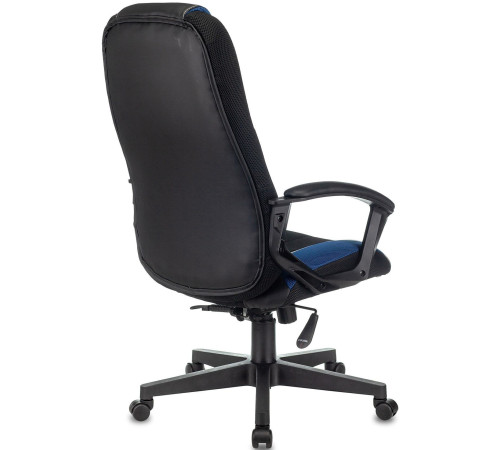 Кресло Zombie 9 черный/синий