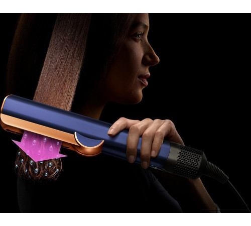 Выпрямитель Dyson Airstrait с переходником на евровилку, берлинская лазурь/медный