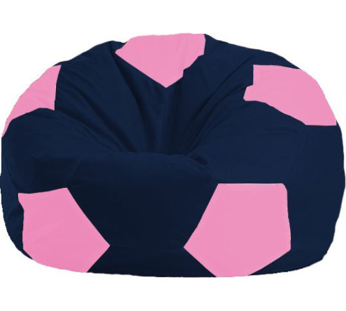 Кресло-мешок Flagman Мяч Стандарт М1.1-44 темно-синий/розовый