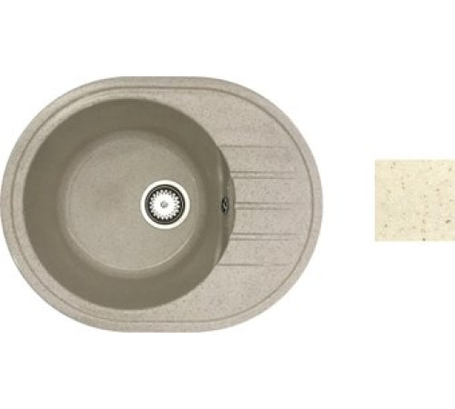 Кухонная мойка БелЭворс New Lux L бежевый, без сифона