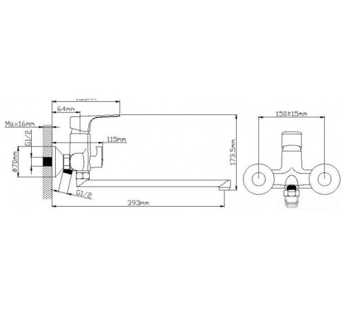 Смеситель Wisent WP22222