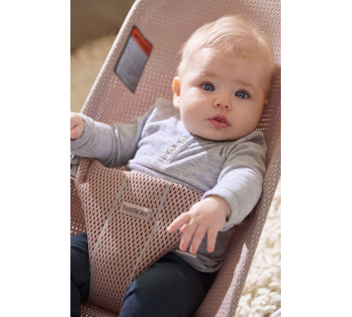Шезлонг BabyBjorn Bliss Mesh 0061.08 dusty pink