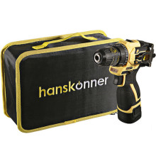Дрель-шуруповерт Hanskonner HCD1645BLC с 2-мя АКБ, сумка